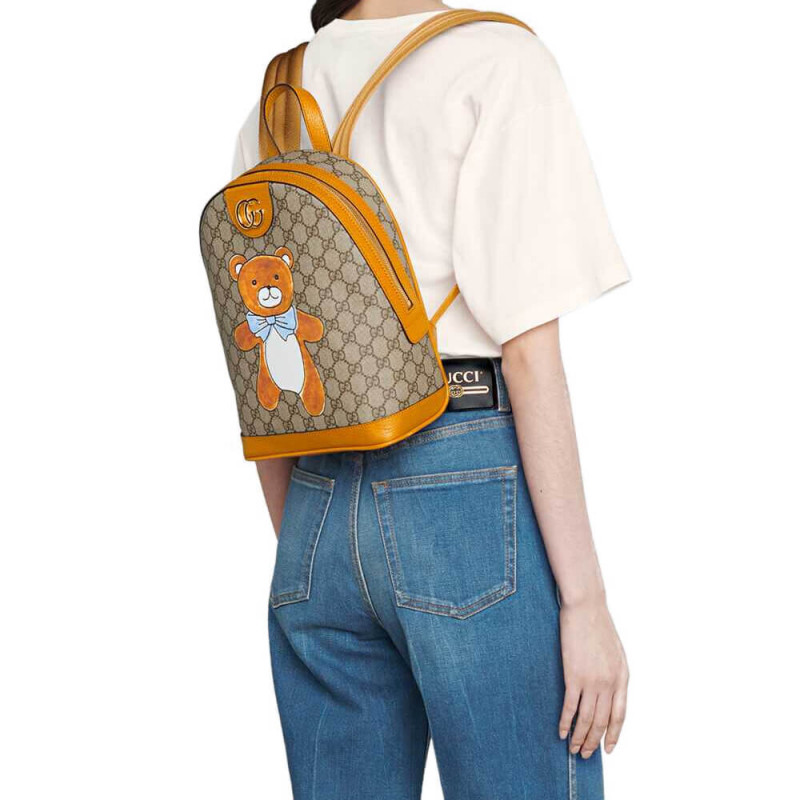 Kai x Gucci Teddy Bear Pint Mackpack 647816-1