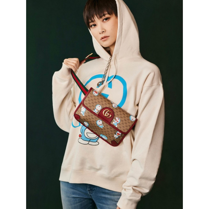 Doraemon x Gucci Bolsa de cinturón pequeño 647817-1