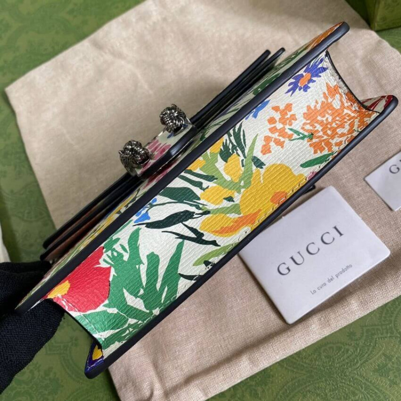 Gucci Dionysus Ken Scott Print Super Mini Bolsa 476432 Marfil-2