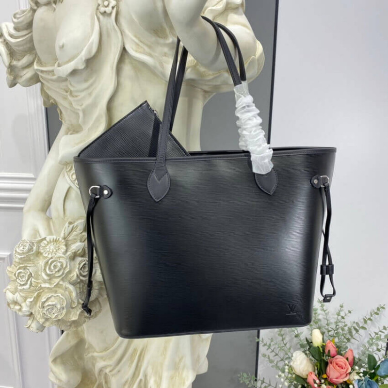 Louis Vuitton Epi Leather Neverfull MM M40392 Negro-2