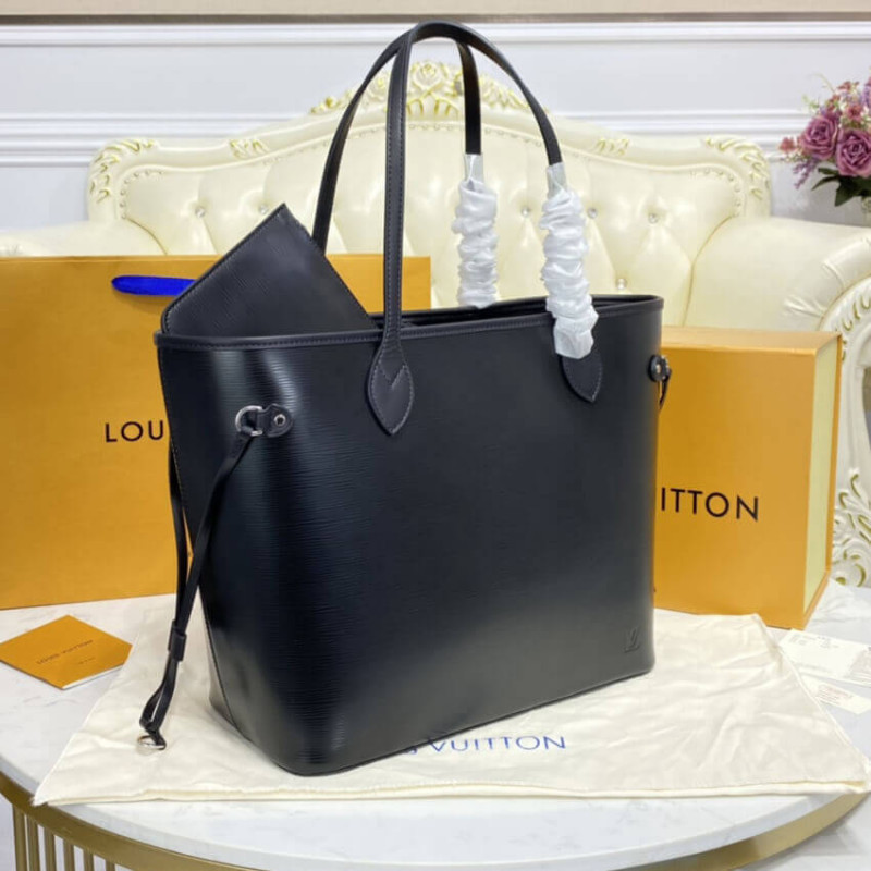 Louis Vuitton Epi Leather Neverfull MM M40392 Negro-4