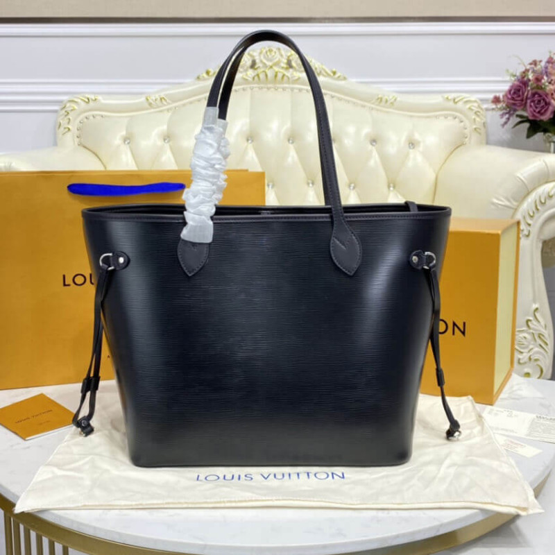 Louis Vuitton Epi Leather Neverfull MM M40392 Negro-5