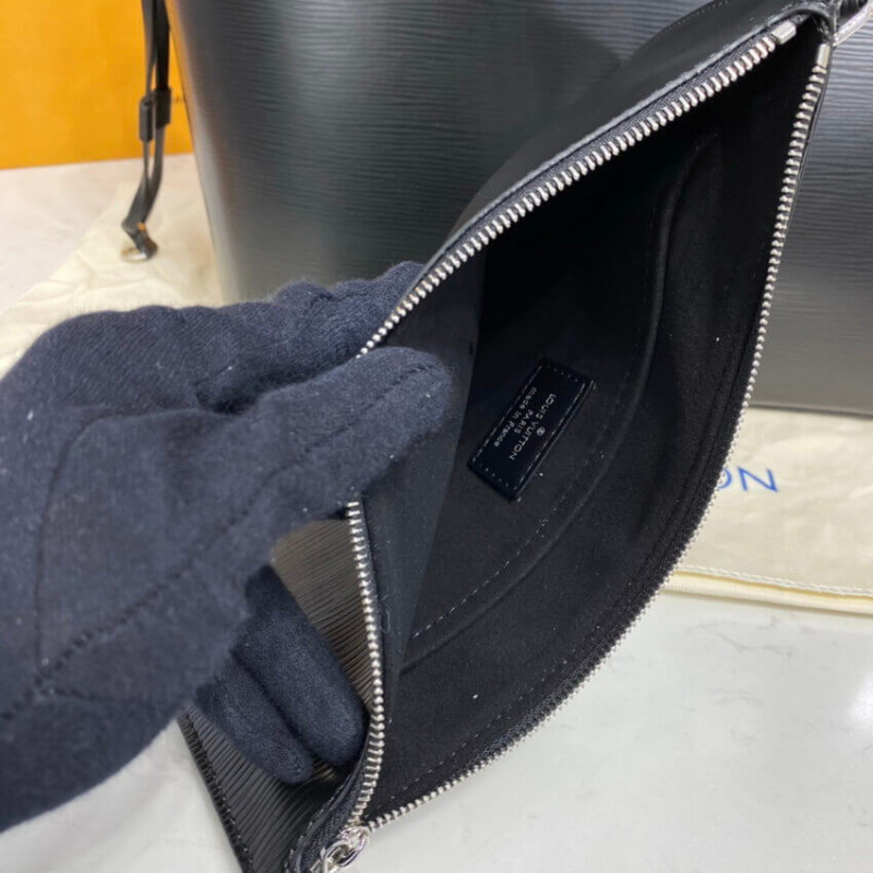 Louis Vuitton Epi Leather Neverfull MM M40392 Negro-9