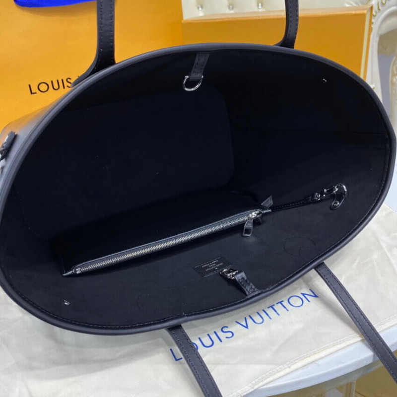 Louis Vuitton Epi Leather Neverfull MM M40392 Negro-12