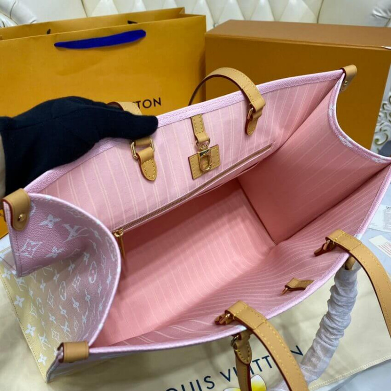Louis Vuitton Onthego GM M57461 Pink-12