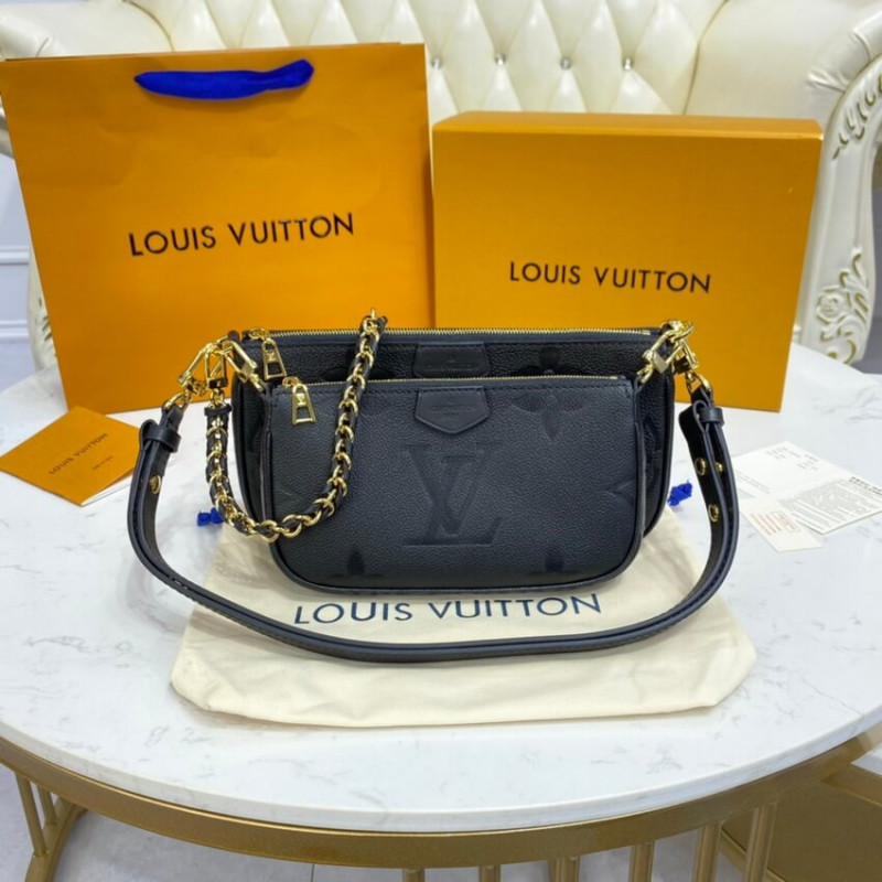 Louis Vuitton Monogram Empreinte Multi Pochette AccessOires M80447 M80399-3