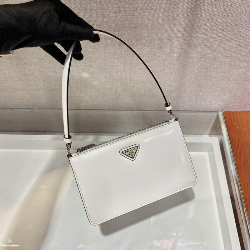 Prada Saffiano Leather Mini Bolsa 1BC155-4