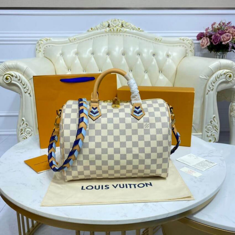 Louis Vuitton Damier Azur Speedy Bandouliere 30 N50054-3