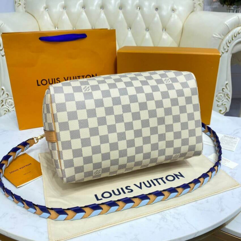 Louis Vuitton Damier Azur Speedy Bandouliere 30 N50054-6