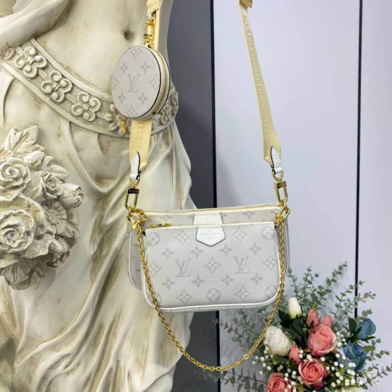 Louis Vuitton Monogram Multi Pochette AccessOires White-2