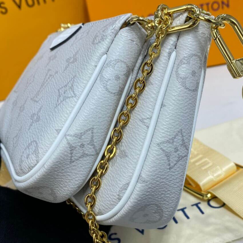 Louis Vuitton Monogram Multi Pochette AccessOires White-9