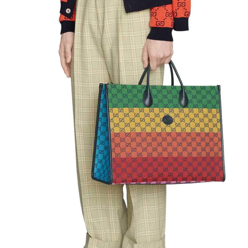 Gucci GG Multicolor Large Tote Bolsa 659980-1