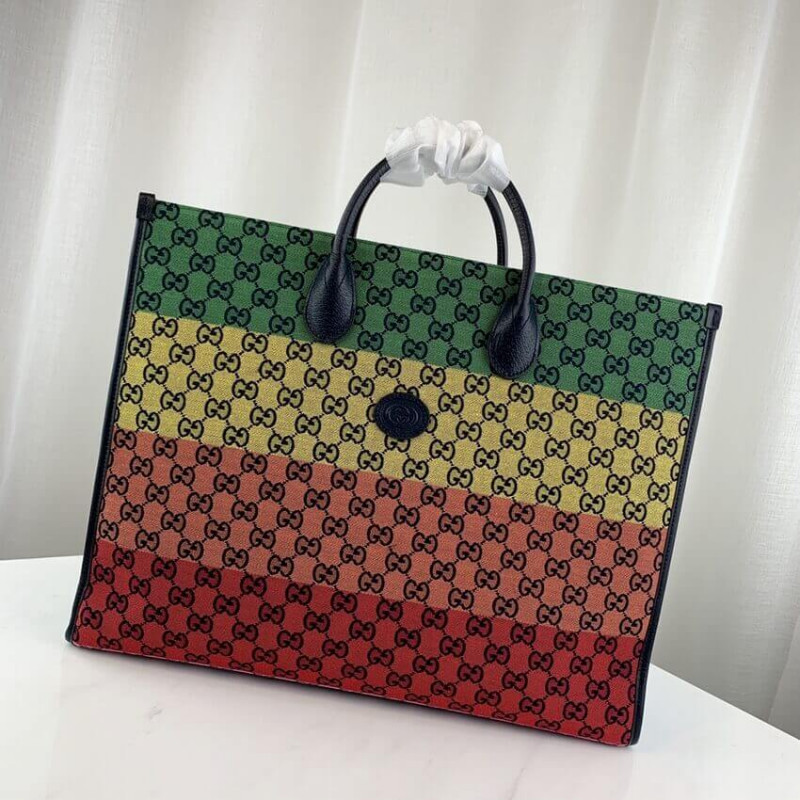Gucci GG Multicolor Large Tote Bolsa 659980-2