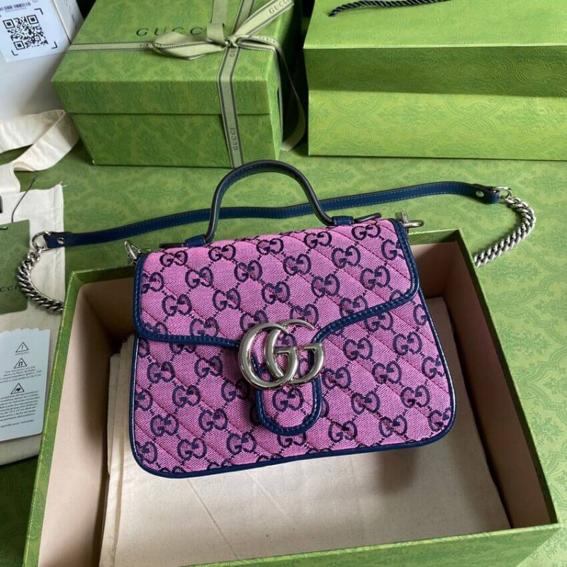Gucci GG Marmont Mini Mini Top Many Bolsa 583571-1