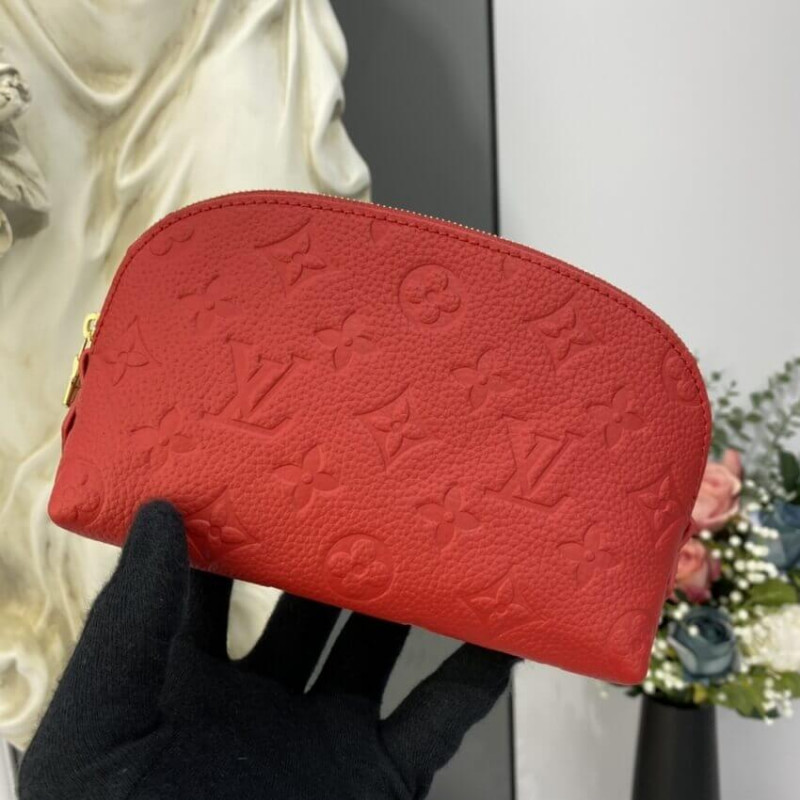 Louis Vuitton Monogram Empreinte Cosmetic Pouch PM M69414-1
