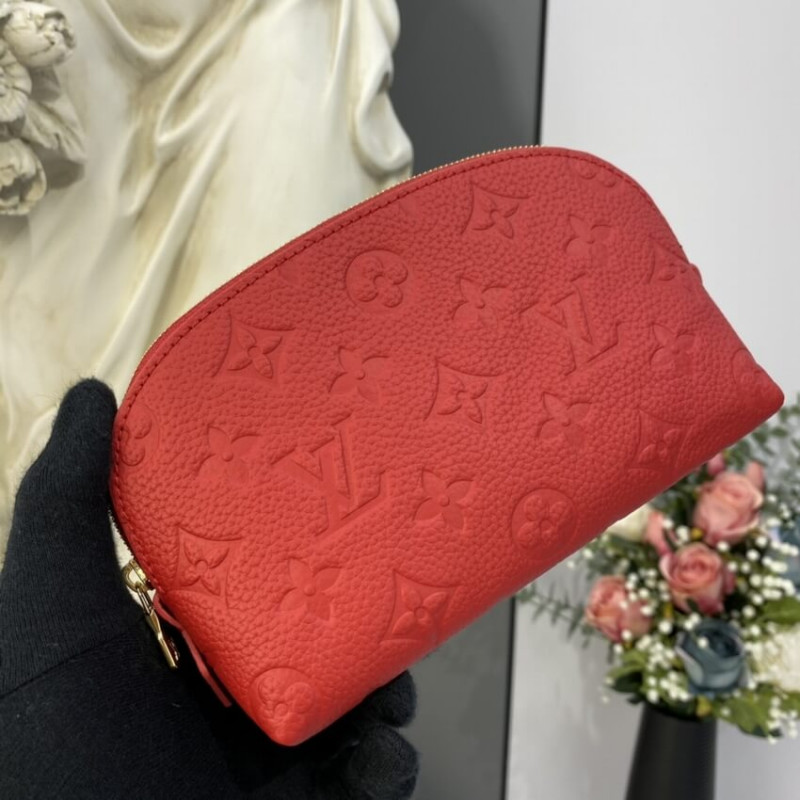 Louis Vuitton Monogram Empreinte Cosmetic Pouch PM M69414-2