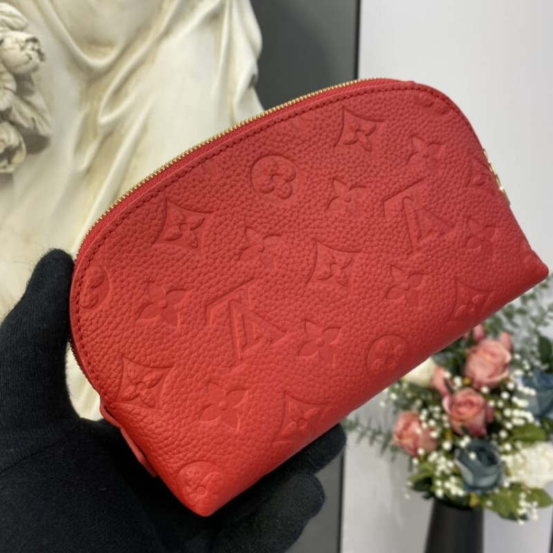 Louis Vuitton Monogram Empreinte Cosmetic Pouch PM M69414-3