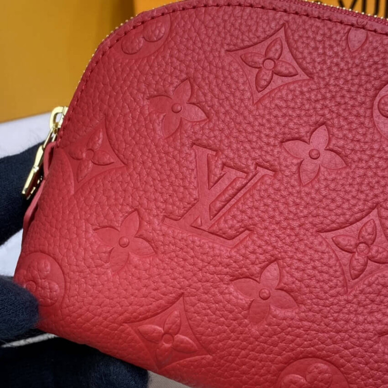 Louis Vuitton Monogram Empreinte Cosmetic Pouch PM M69414-5