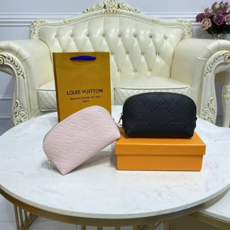 Louis Vuitton Monogram Empreinte Cosmetic Pouch PM M69414-11
