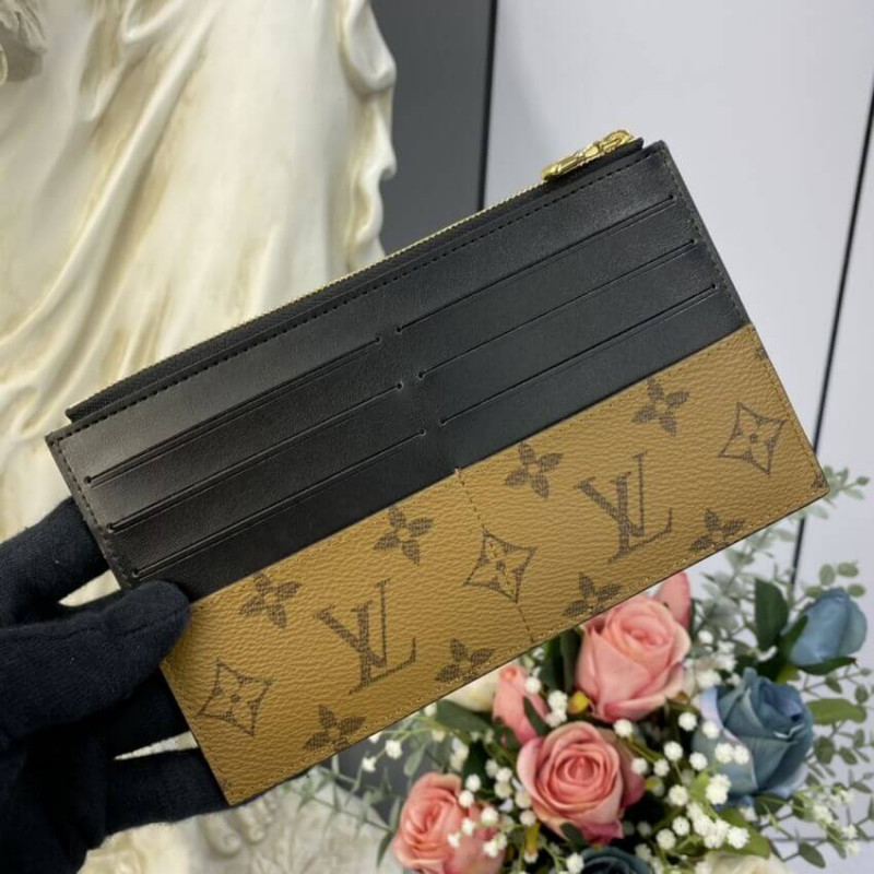Louis Vuitton Monogram Reverse Slim Purse M80390-3