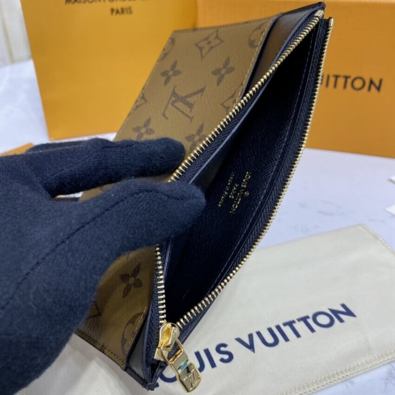 Louis Vuitton Monogram Reverse Slim Purse M80390-9