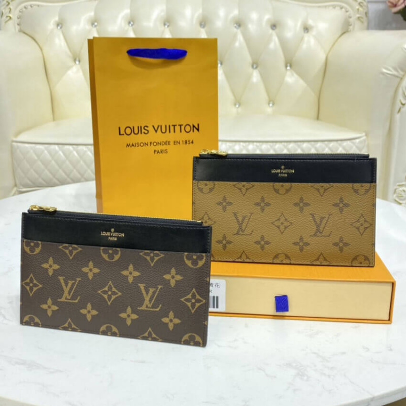 Louis Vuitton Monogram Reverse Slim Purse M80390-10