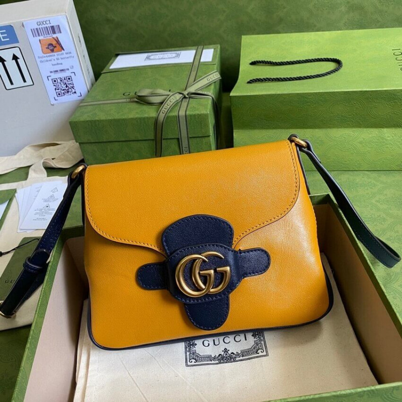 Bolsa de mensajero pequeño Gucci con doble G 648934-2