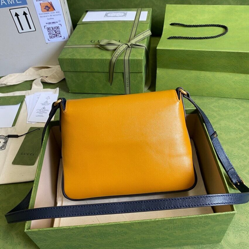 Bolsa de mensajero pequeño Gucci con doble G 648934-3