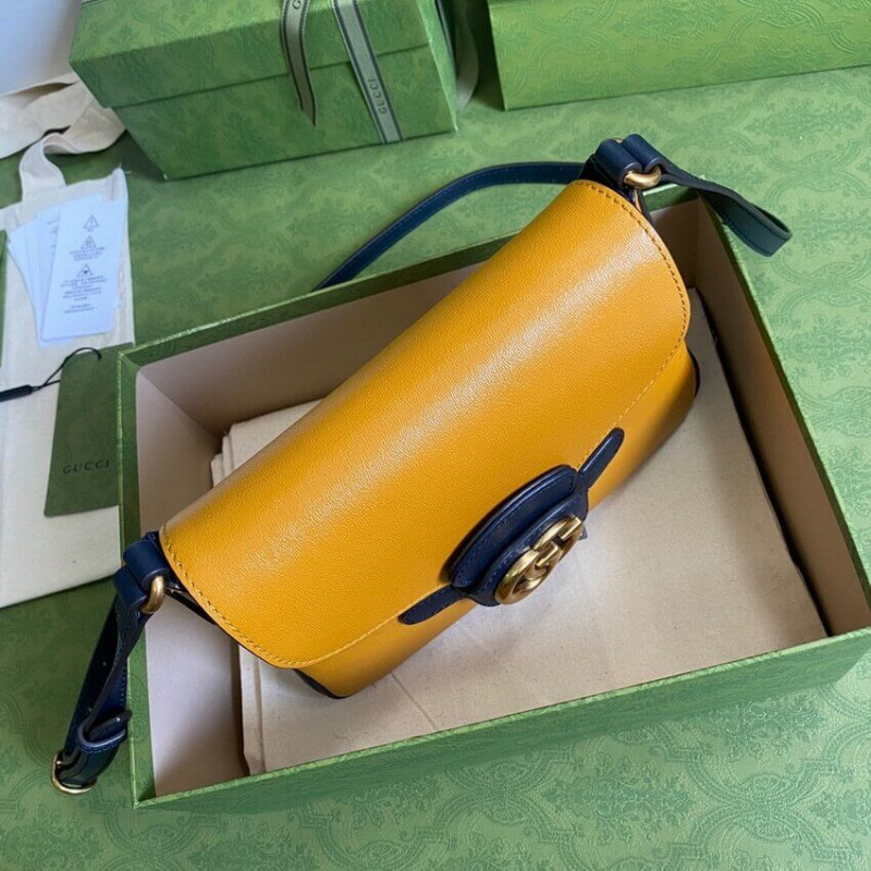 Bolsa de mensajero pequeño Gucci con doble G 648934-5