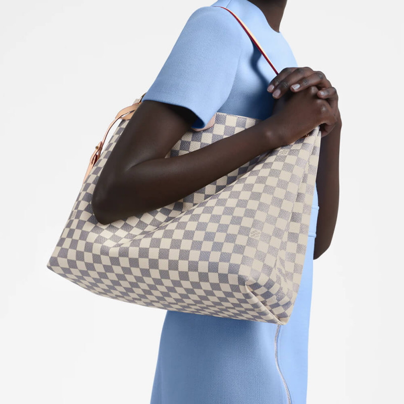 Louis Vuitton Damier Azur Greyful MM N42232 N42233-1