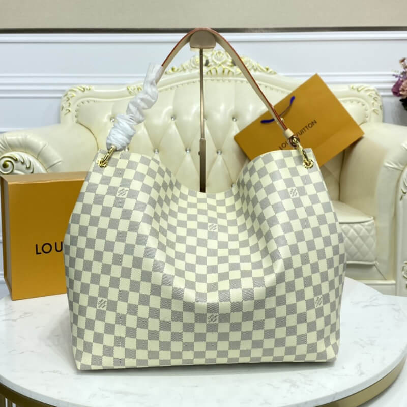 Louis Vuitton Damier Azur Greyful MM N42232 N42233-4