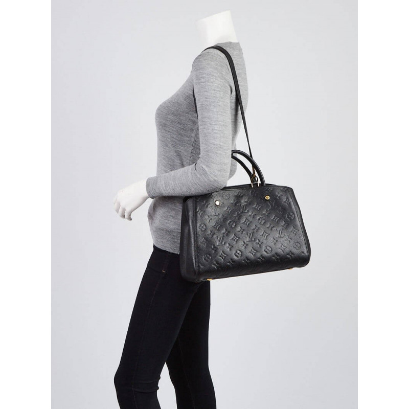Louis Vuitton Monogram Empreinte Leather Montaigne MM M41048-2
