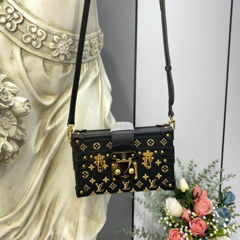 Louis Vuitton Petite Malle Monogram Metal Bolsa M57817-3