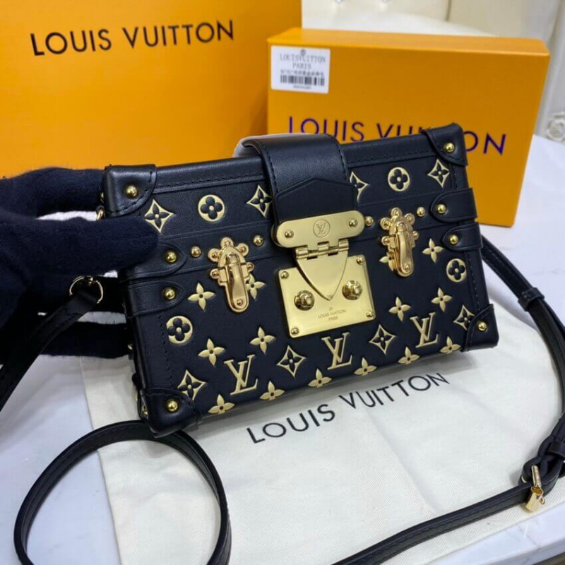 Louis Vuitton Petite Malle Monogram Metal Bolsa M57817-4