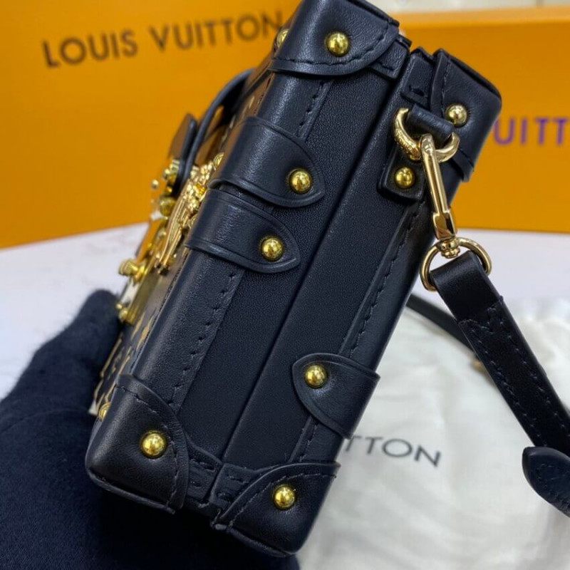 Louis Vuitton Petite Malle Monogram Metal Bolsa M57817-8