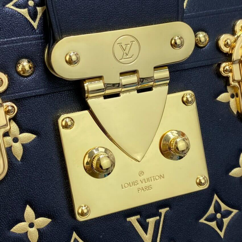 Louis Vuitton Petite Malle Monogram Metal Bolsa M57817-9