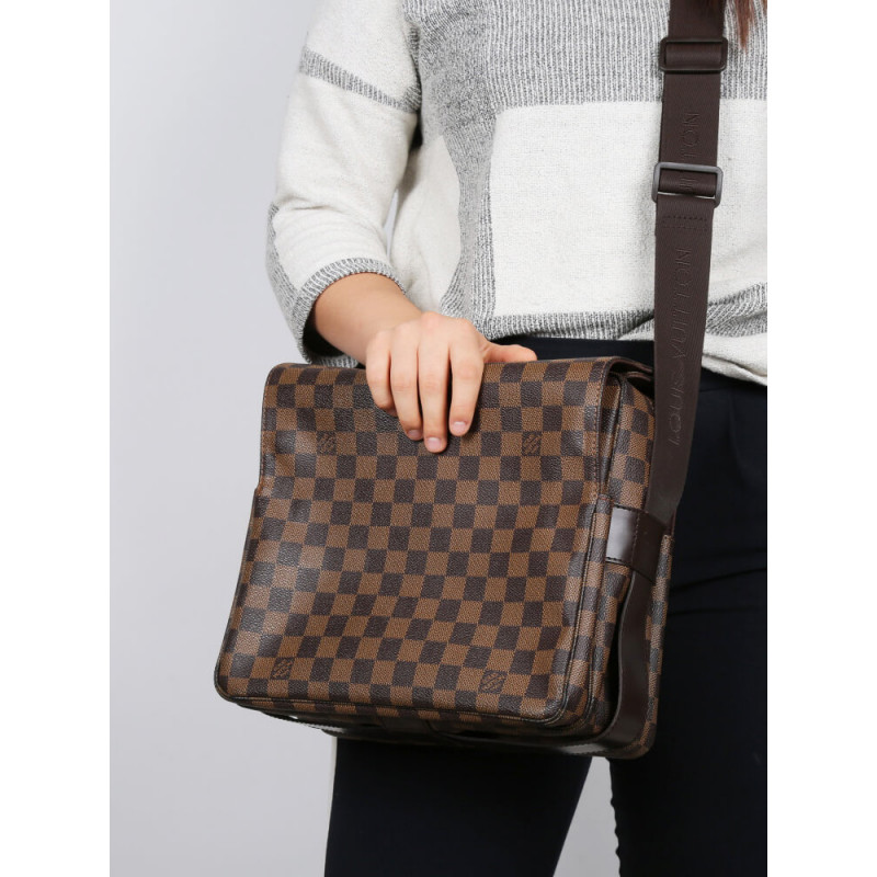 Louis Vuitton Damier Ebene Naviglio Messenger Bolsa N45255-4