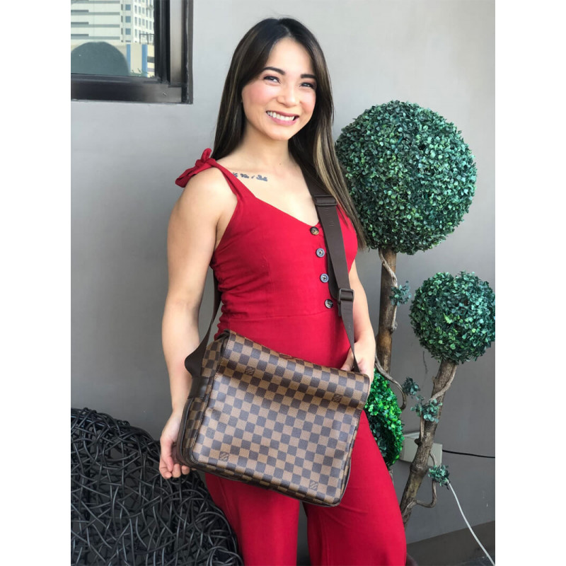 Louis Vuitton Damier Ebene Naviglio Messenger Bolsa N45255-5