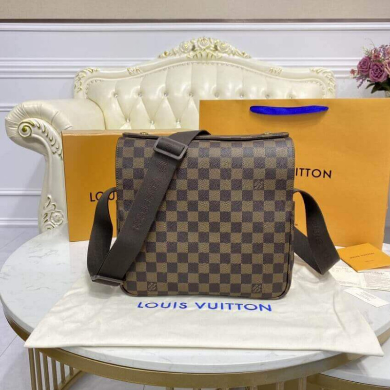 Louis Vuitton Damier Ebene Naviglio Messenger Bolsa N45255-7