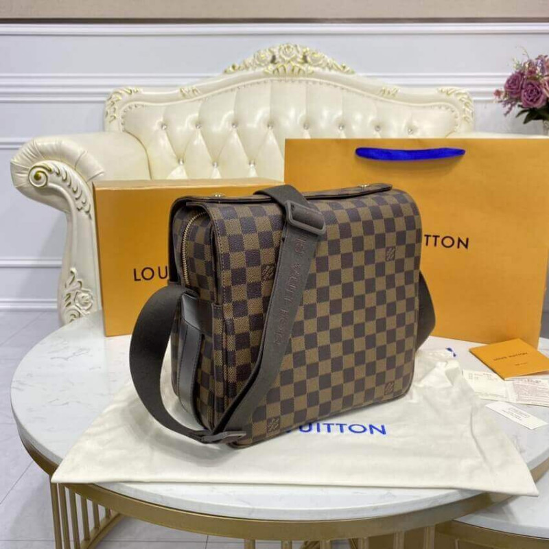 Louis Vuitton Damier Ebene Naviglio Messenger Bolsa N45255-8