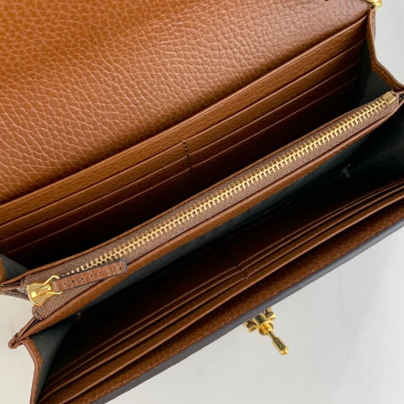 Gucci Jackie 1961 Billet de cadena 652681 en mezclilla azul-11