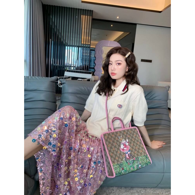 Gucci Yuko Higuchi Bolsa 630542 Impresión de conejo-1