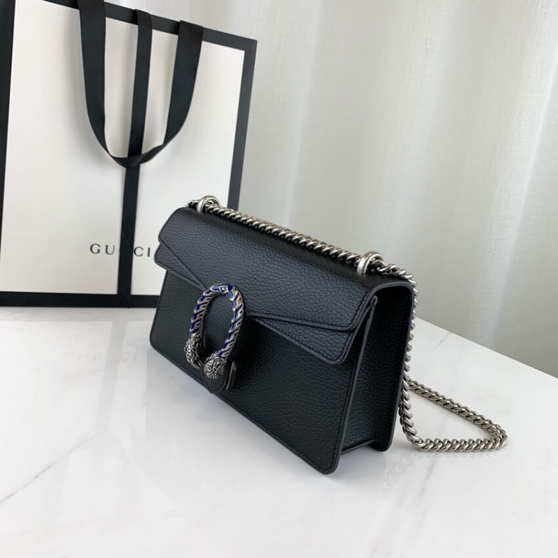 Bolso de hombro pequeño de cuero Gucci Dionysus 499623-3