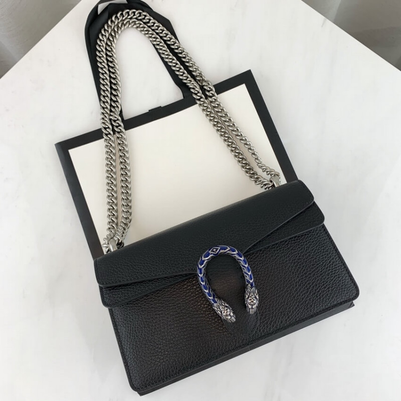 Bolso de hombro pequeño de cuero Gucci Dionysus 499623-5