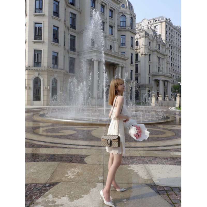 Gucci Dionysus GG Canvas Small Shoulder Bolsa 499623-3