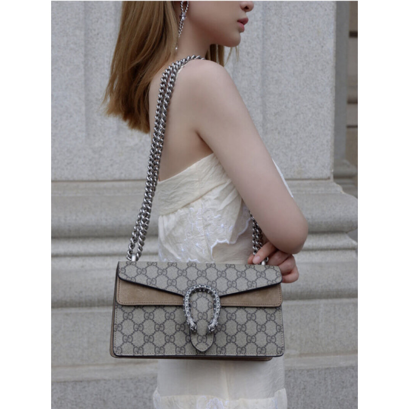 Gucci Dionysus GG Canvas Small Shoulder Bolsa 499623-6