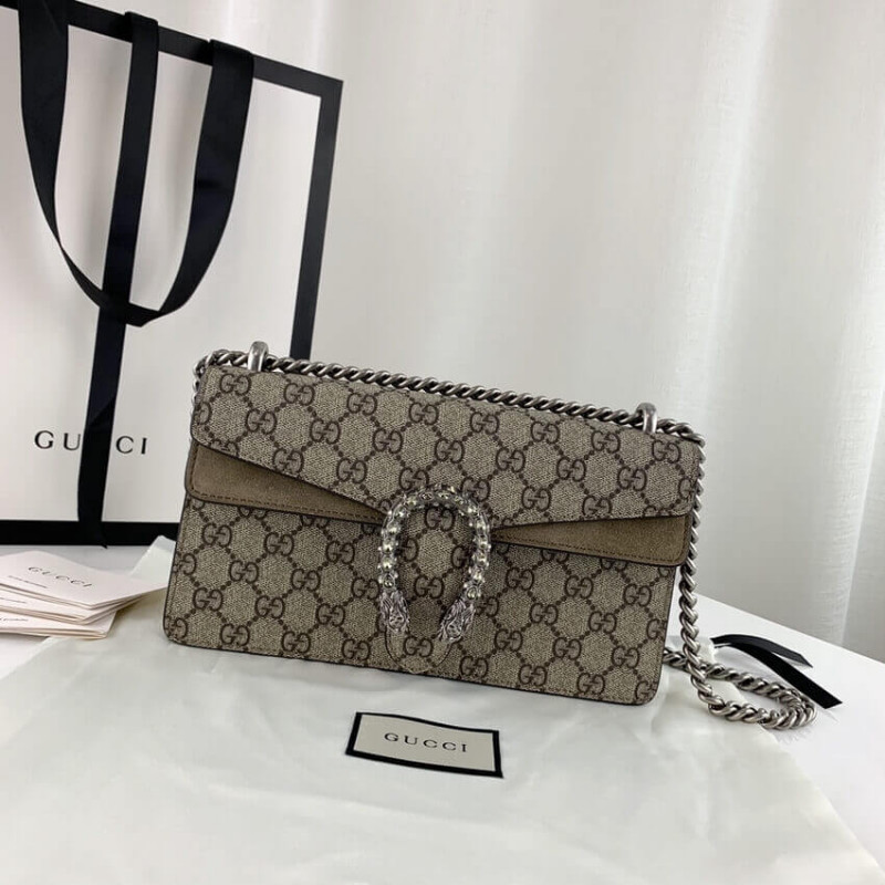 Gucci Dionysus GG Canvas Small Shoulder Bolsa 499623-8