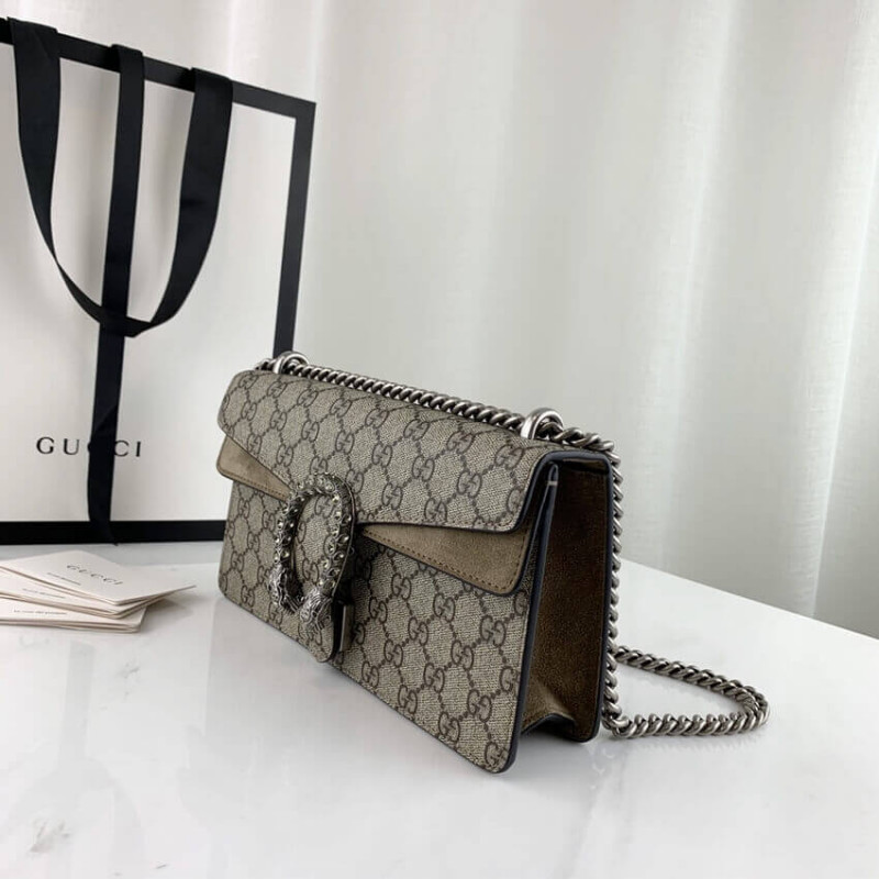 Gucci Dionysus GG Canvas Small Shoulder Bolsa 499623-10