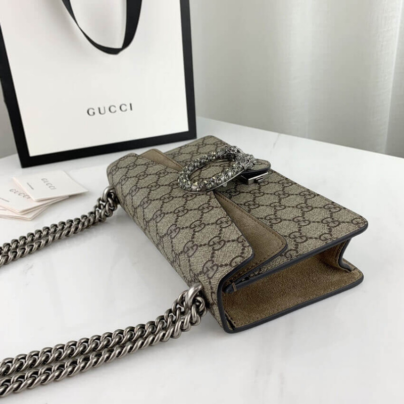 Gucci Dionysus GG Canvas Small Shoulder Bolsa 499623-13