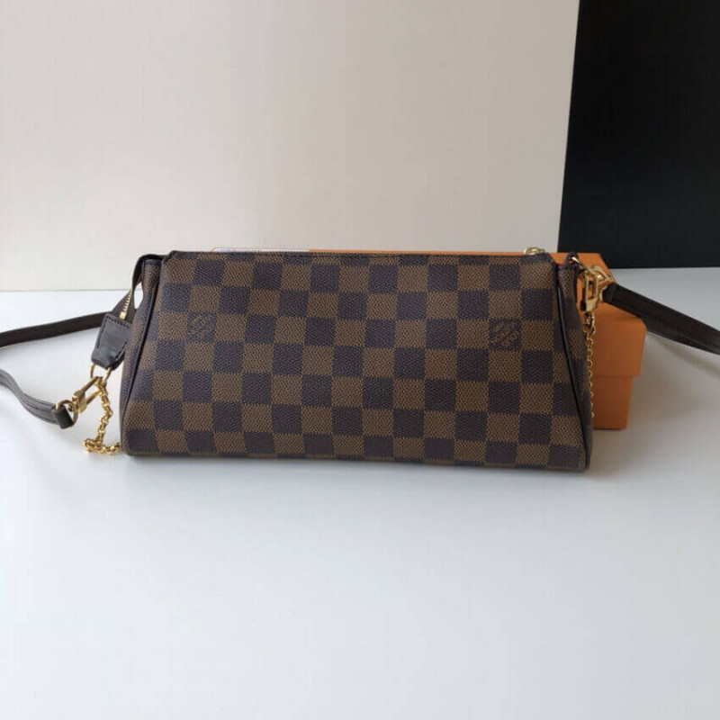 Louis Vuitton Damier Ebene Canvas Eva Clutch N55213-4